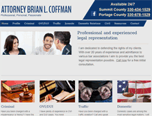 Tablet Screenshot of briancoffman.com